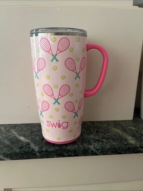 Swig Clear Travel Tumbler Lid - Transparent Top